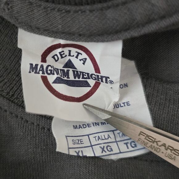 Delta Magnum Weight Red Neck Sportsman Mechanic Men's T-Shirt XL - Picture 4 of 5